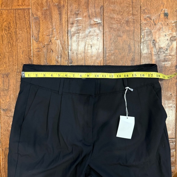 NWT J. Crew Crochet-Trimmed Pleated Trouser Item AQ778 Sz 14 Black - Picture 11 of 15